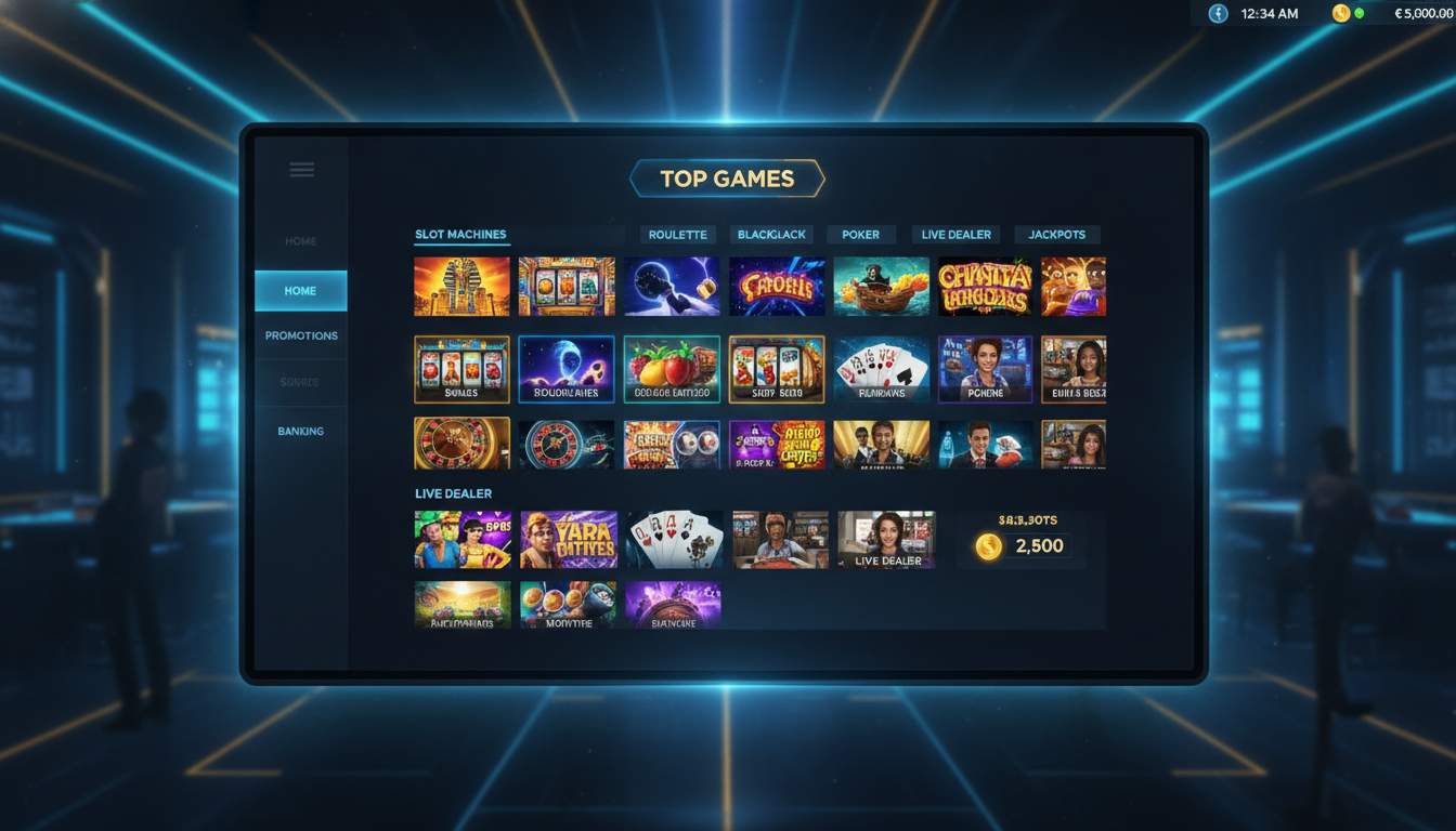 Categorias de Jogos no 1winzerkalo Imagem das categorias de jogos